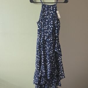 Banana Republic Navy Floral Dress